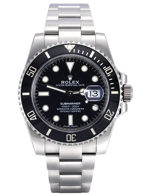 stainless steel rolex submariner date|Rolex date 116610ln.